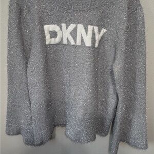 DKNY Women's Charcoal Gray Sweater